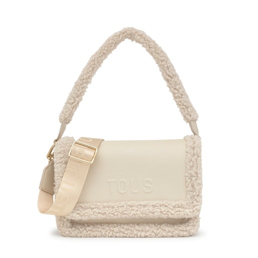 Beige medium Crossbody bag Audree Warm