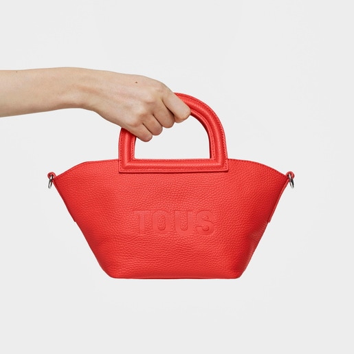 Small red leather Shoulder bag TOUS Dora