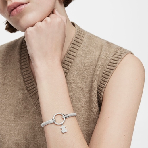 Bracciale con tenuta media in argento