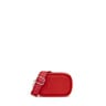 حقيبة مُراسِل TOUS Miranda بحزام يلتف حول الجسم من الجلد باللون الأحمر