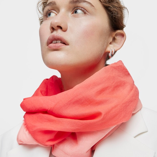 Russet-colored Foulard TOUS Ombré