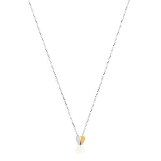 Collar bicolor y motivo corazón 7 mm TOUS 1950