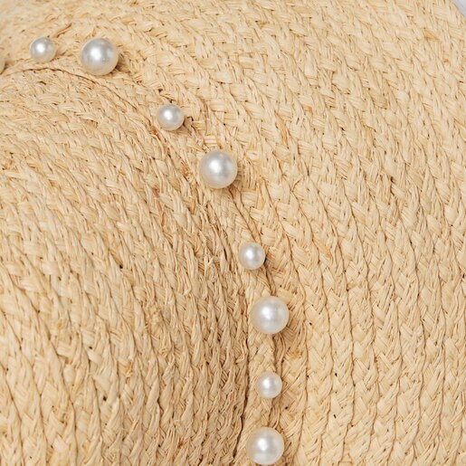 Beige raffia TOUS Craft Sombrero