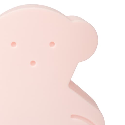 Cute bear-shaped night light in pink