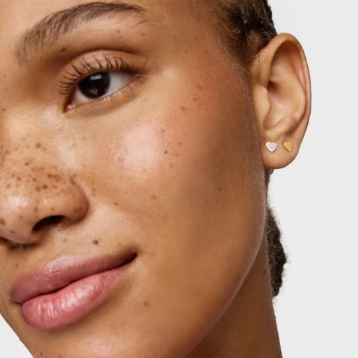 Pendientes corazón de plata TOUS Motivos