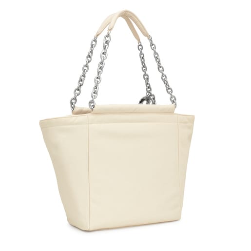 Large beige Tote bag TOUS Jane Soft