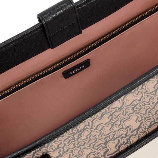 Large taupe TOUS Kaos Mini Evolution Amaya Shopping Bag