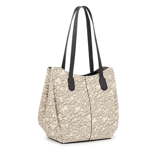 תיק סל TOUS Kaos Mini Terra גדול בצבע בז'