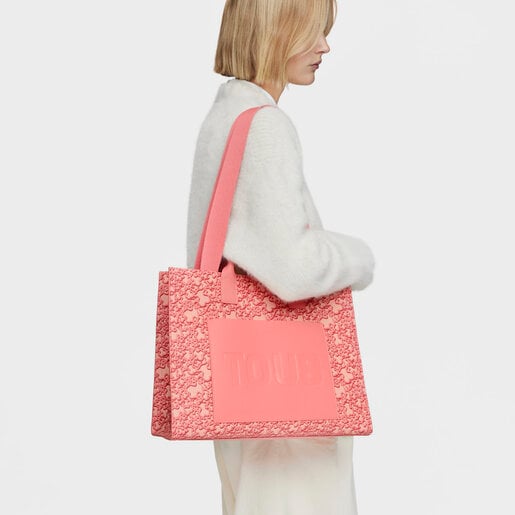 Shopper grande Amaya coral Kaos Mini Evolution