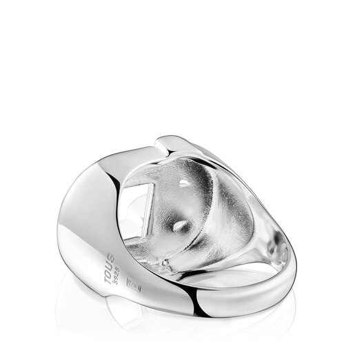 Manifesto Man Signet ring in silver