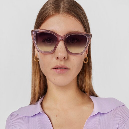 Lentes de sol Pale Square lila