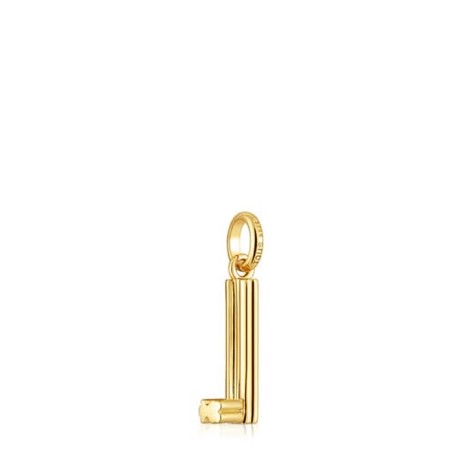 Medium 18kt gold plating over silver letter Pendant TOUS Alphabet