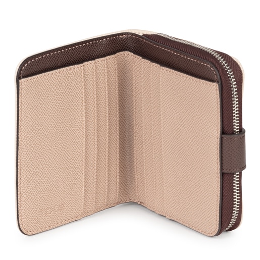 Small beige and brown New Dubai Wallet | TOUS