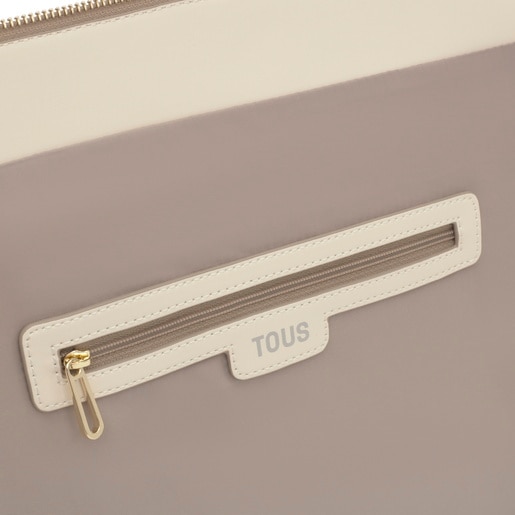 Large beige Tote bag TOUS Silhouette Soft