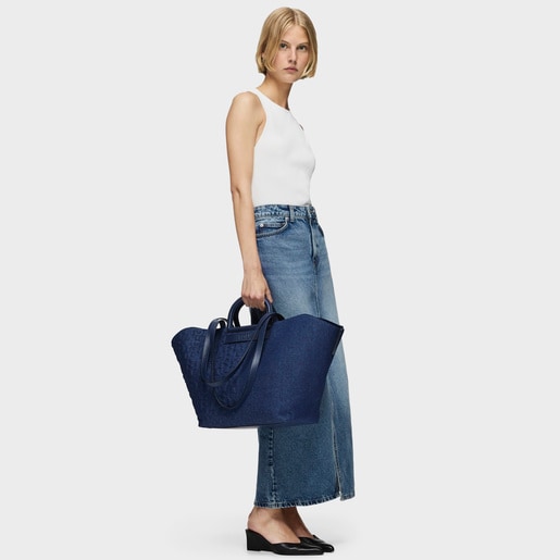 Maxi blue One-shoulder bag TOUS Afterlife