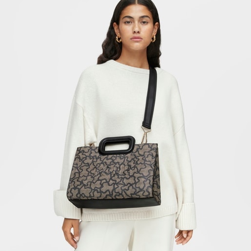 Medium black Kaos Icon Amaya Shopping Bag