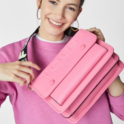 תיק צד Audree TOUS Funny בינוני בצבע ורוד