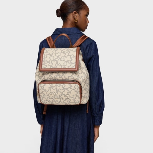 Beige Kaos Icon Backpack