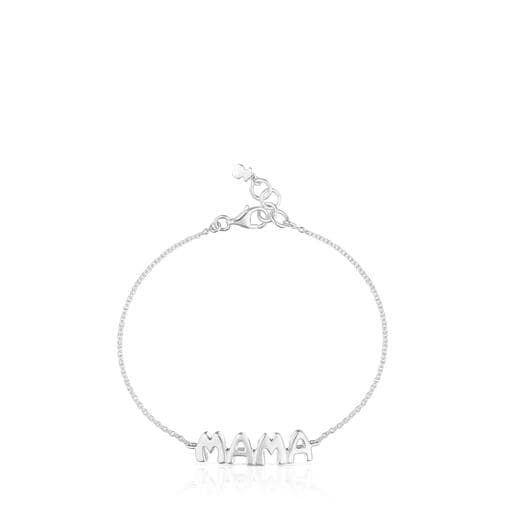 سوار بسلسلة من الفضة مرصّع بحليات من تشكيلة TOUS Mama