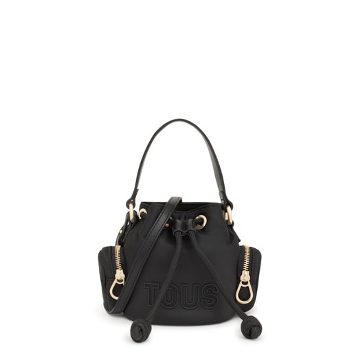 Mini bucket bag preta TOUS Roomy