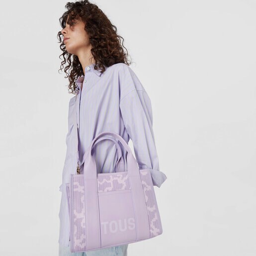 Medium mauve Kaos Pix Amaya Shopping bag