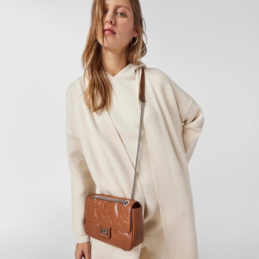 Маленькая коричневая сумка-кроссбоди Kaos Dream с клапаном