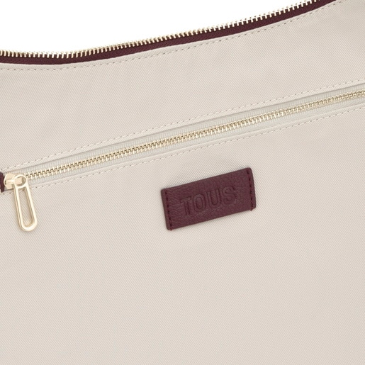 Large burgundy Shoulder bag TOUS Puffy Bear