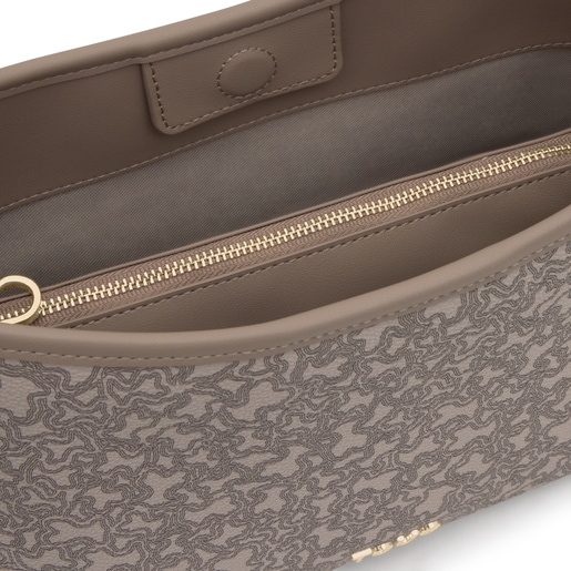 حقيبة كبيرة الحجم بحزام يلتف حول الجسم باللون الرمادي الداكن من تشكيلة Kaos Mini Lines