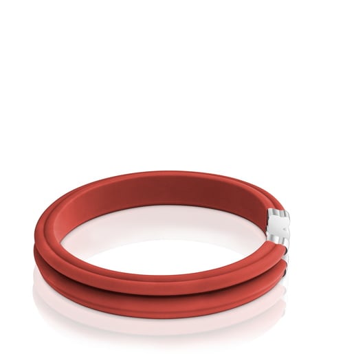 Red steel Bangle TOUS Man