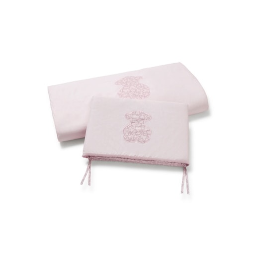 Jogo de berço Kaos Cor-de-Rosa