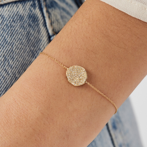 Золотой браслет Nenufar с бриллиантами