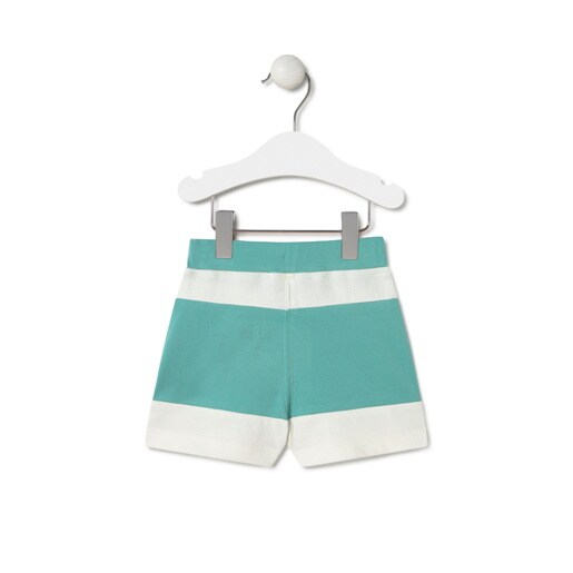 Boys striped Bermudas in Casual mist