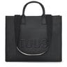 Large black TOUS La Rue Amaya Shopping bag