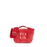 Small coral-colored TOUS Balloon Wild Tote bag
