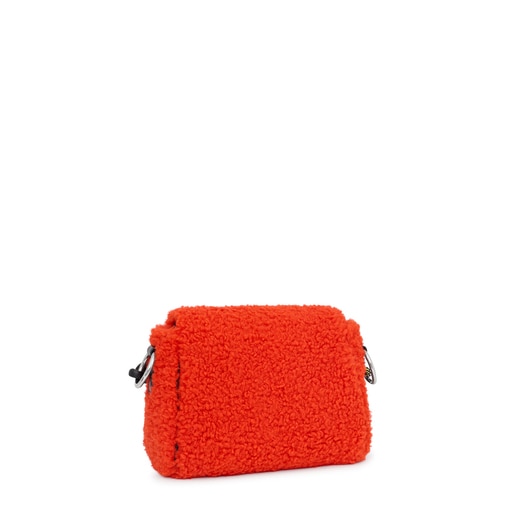 Sac à bandoulière TOUS Empire Fur petit orange