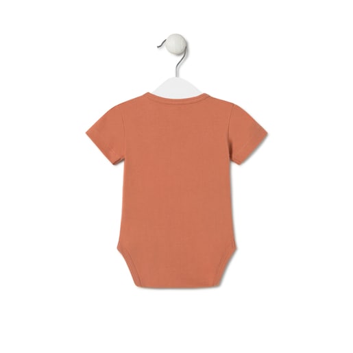 Baby bodysuit in Classic brick red