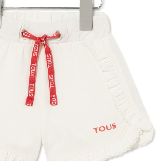 Short deportivo niña Casual Crudo