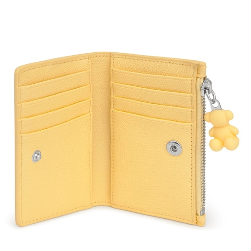 Small yellow Card wallet TOUS Back to Basics