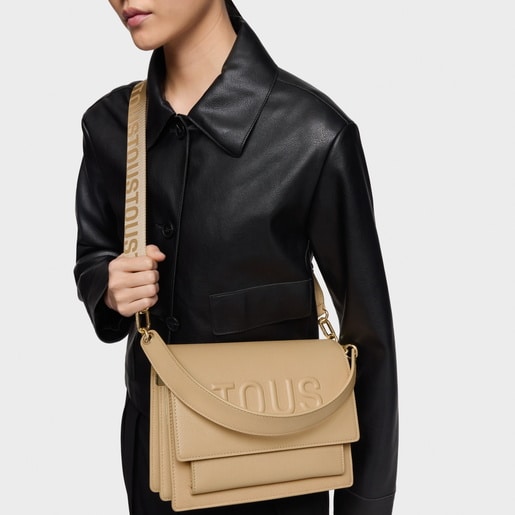 Medium sand-colored Audree Crossbody bag TOUS Brenda