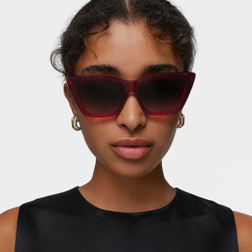 Óculos de sol rosa TOUS Logo Color Block