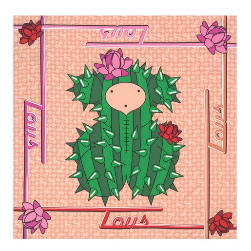Čtvercový šátek Cactus
