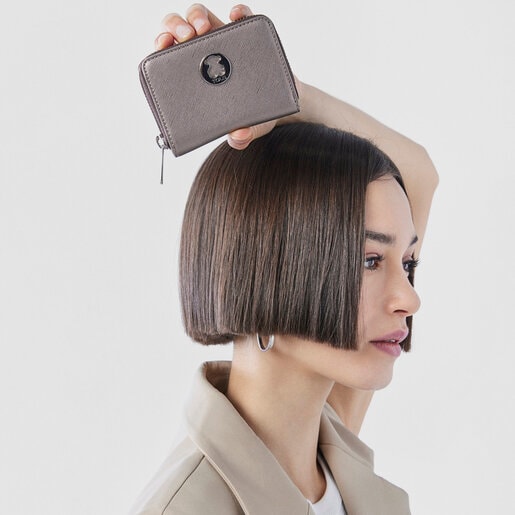 財布 Dubai Saffiano　ブロンズトープ / 防水ビニール / 小型