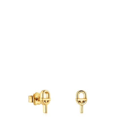 Small TOUS MANIFESTO Earrings with 18 kt gold plating over silver