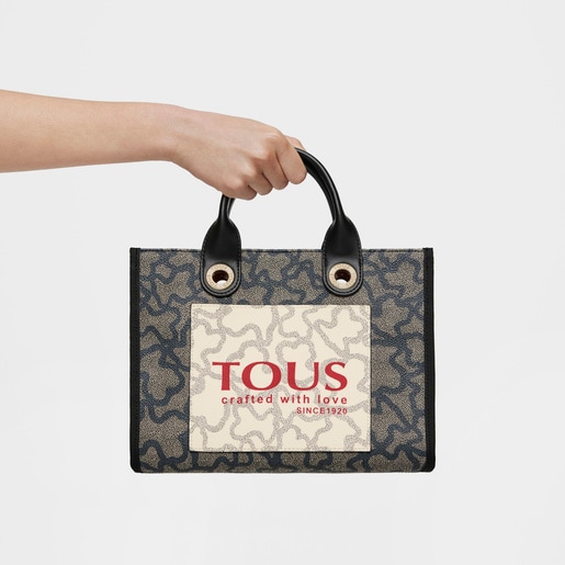 תיק קניות Amaya Kaos Icon בינוני בצבע שחור בגוונים שונים