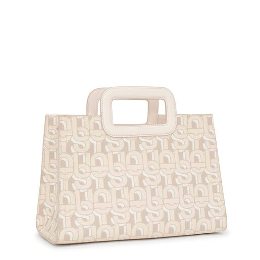 Medium beige Amaya Shopping bag TOUS MANIFESTO | TOUS
