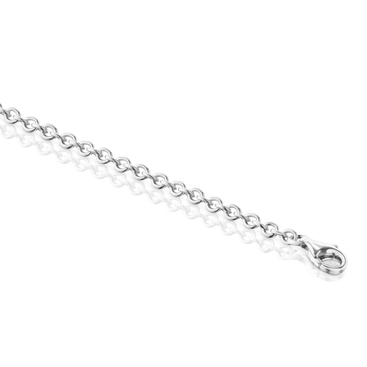 Collaret Fragile Nature flors de plata