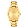 Analog Watch with gold-colored IPG steel bracelet Karat