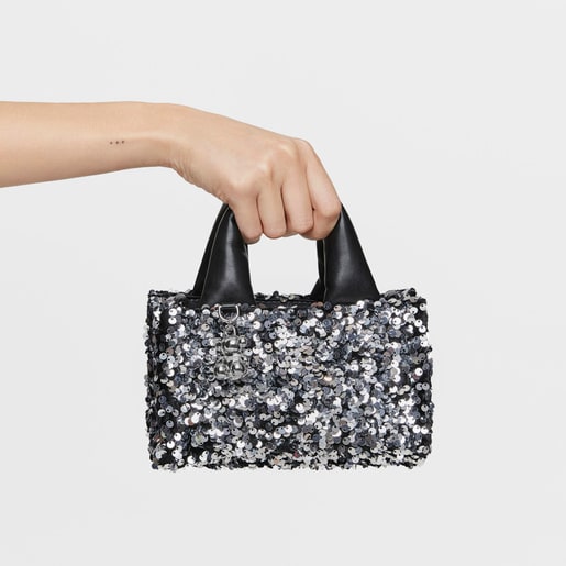 シルバーカラーのシティミニバッグ TOUS Party