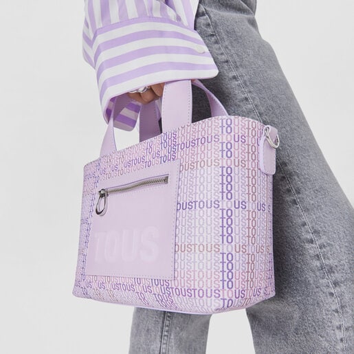 モーブカラーのスモール・トートバッグ TOUS Cecilia