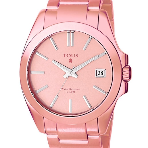 Pink anodized Aluminum Drive Watch